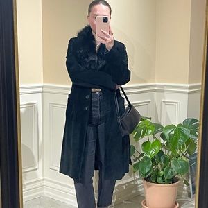 Banana Republic Genuine Leather Coat